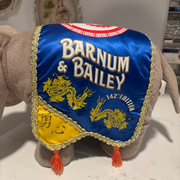 Vintage Ringling Brothers Barnum Bailey Circus Elephant Plush Bo Anniversary - Picture 5 of 7